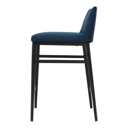 Moes Home - Baron Counter Stool Blue - EJ-1031-26 veiw 3