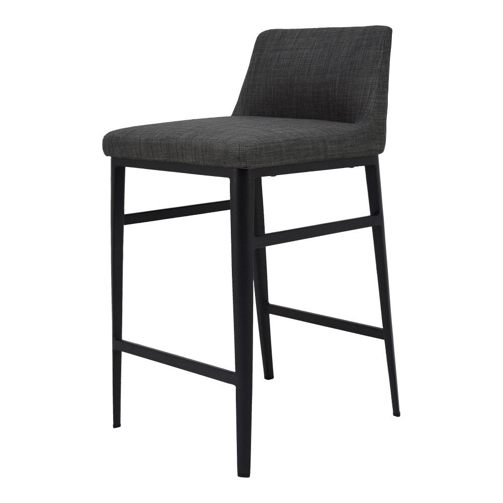 Moes Home - Baron Counter Stool in Charcoal Grey - EJ-1031-07 veiw 4