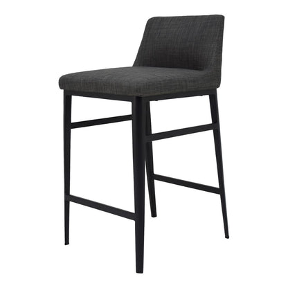 Moes Home - Baron Counter Stool in Charcoal Grey - EJ-1031-07 veiw 4