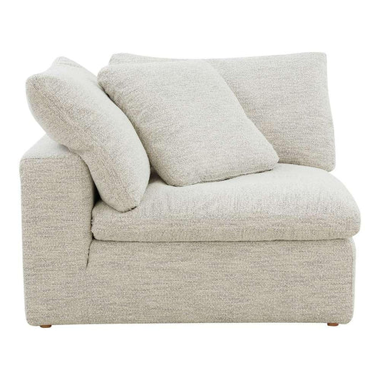 Moes Home - Clay Corner Chair Performance Fabric Coastside Sand - YJ-1000-49 veiw 2