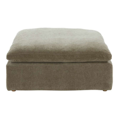 Moes Home - Clay Ottoman Performance Fabric Desert Sage - YJ-1002-16 veiw 1