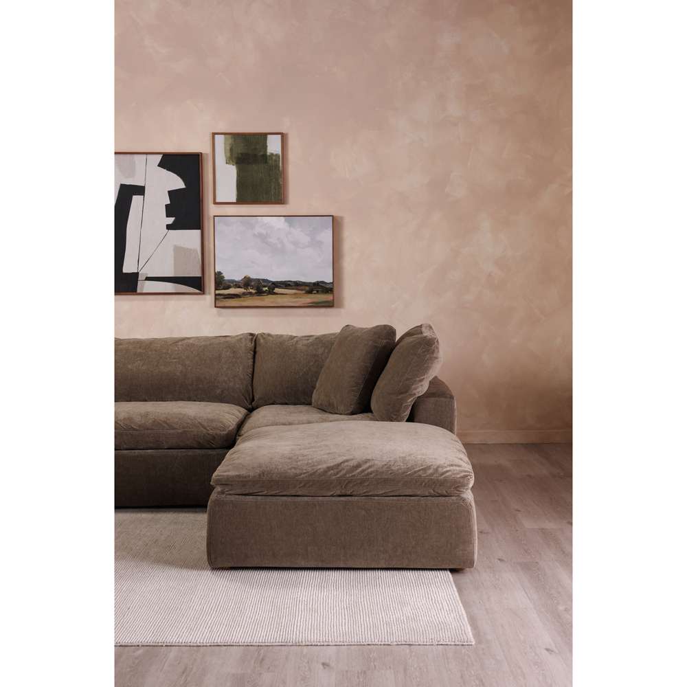 Moes Home - Clay Ottoman Performance Fabric Desert Sage - YJ-1002-16 veiw 5