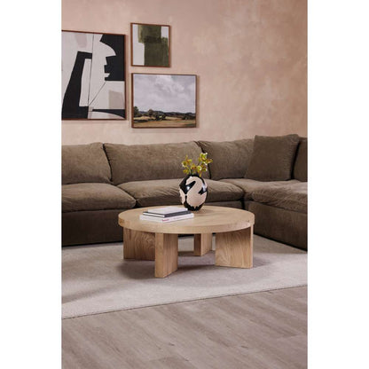 Moes Home - Clay Ottoman Performance Fabric Desert Sage - YJ-1002-16 veiw 6