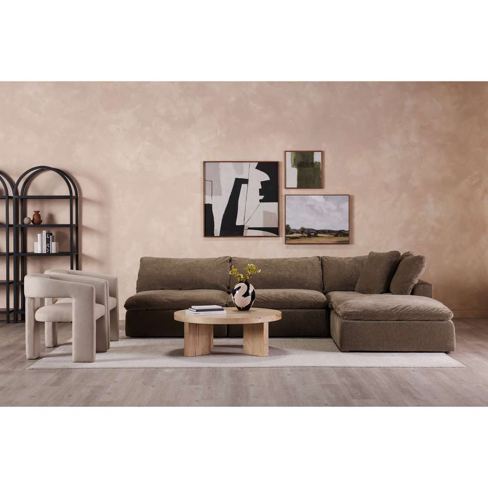 Moes Home - Clay Ottoman Performance Fabric Desert Sage - YJ-1002-16 veiw 7