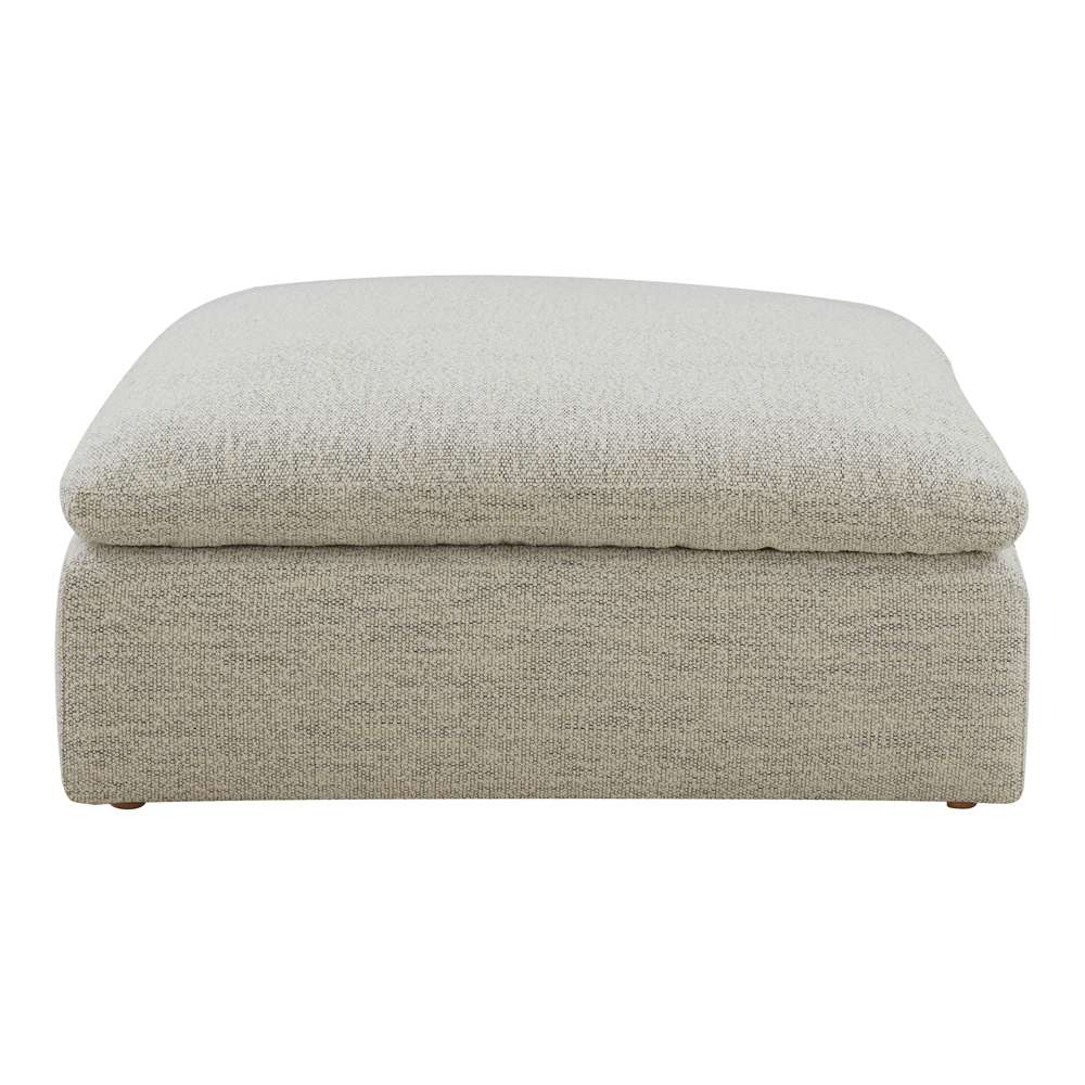 Moes Home - Clay Ottoman Performance Fabric Coastside Sand - YJ-1002-49 veiw 1