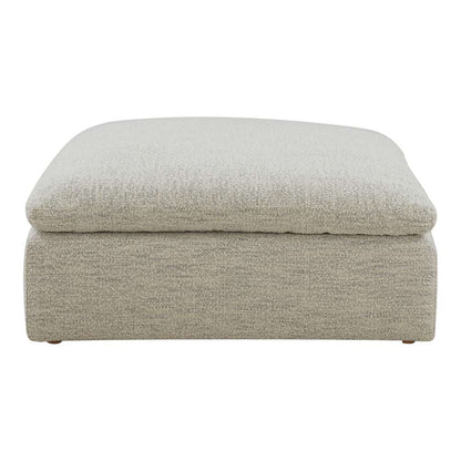Moes Home - Clay Ottoman Performance Fabric Coastside Sand - YJ-1002-49 veiw 1
