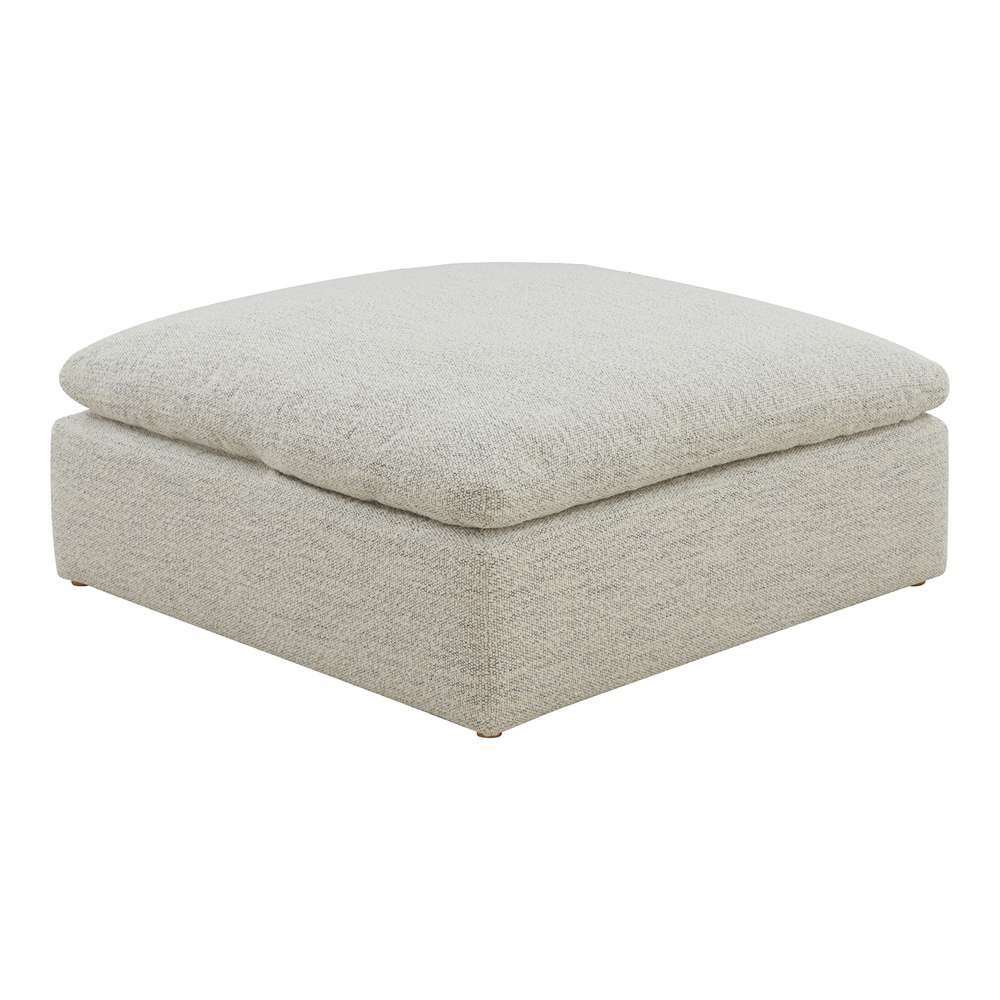 Moes Home - Clay Ottoman Performance Fabric Coastside Sand - YJ-1002-49 veiw 2