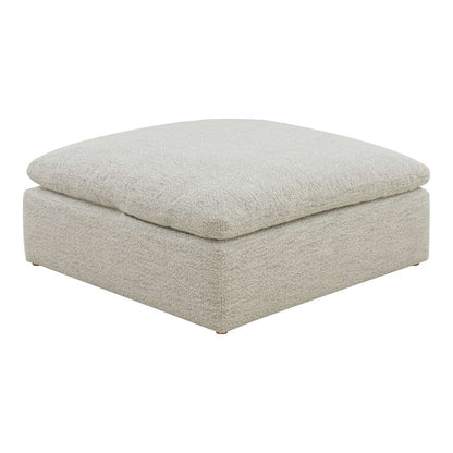 Moes Home - Clay Ottoman Performance Fabric Coastside Sand - YJ-1002-49 veiw 2