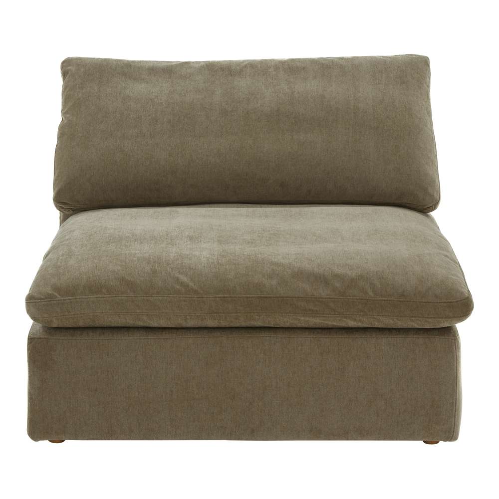 Moes Home - Clay Slipper Chair Performance Fabric Desert Sage - YJ-1001-16 veiw 1