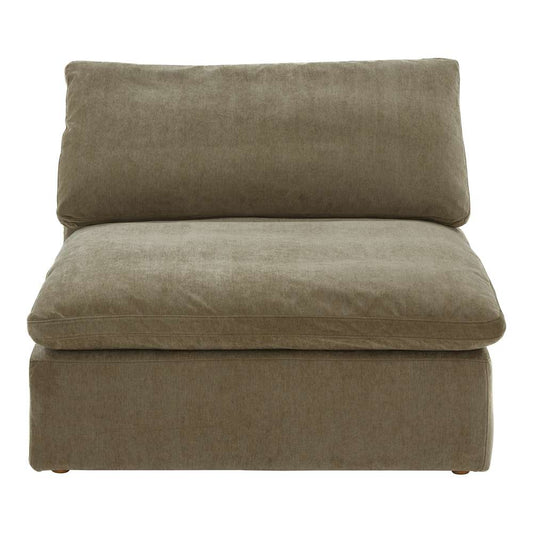 Moes Home - Clay Slipper Chair Performance Fabric Desert Sage - YJ-1001-16 veiw 1