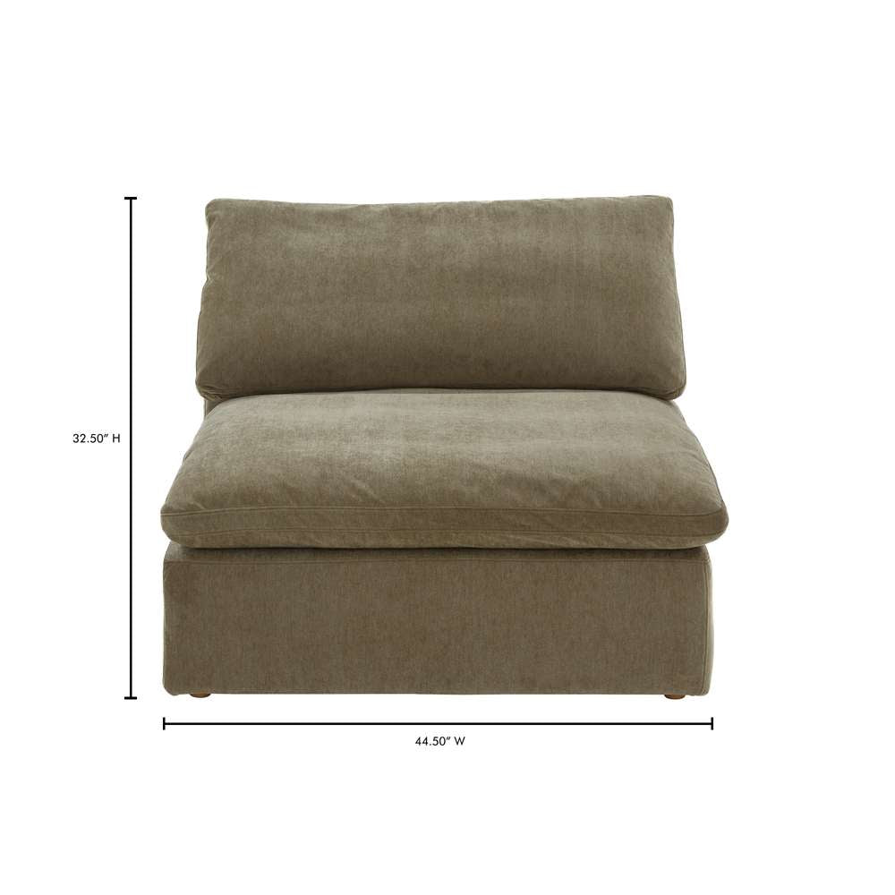 Moes Home - Clay Slipper Chair Performance Fabric Desert Sage - YJ-1001-16 veiw 12