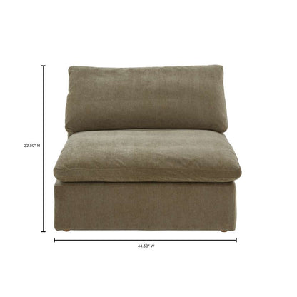 Moes Home - Clay Slipper Chair Performance Fabric Desert Sage - YJ-1001-16 veiw 12
