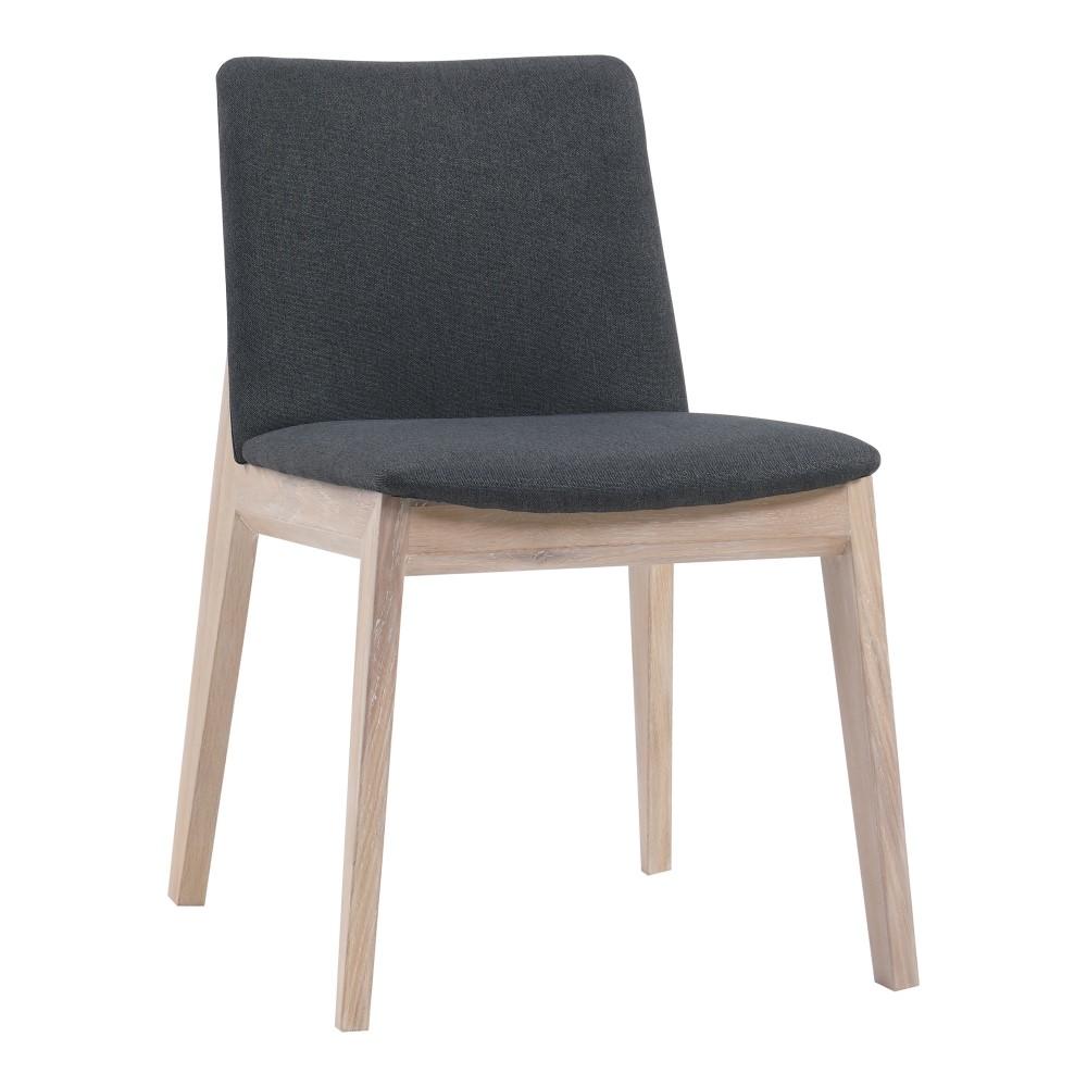 Moes Home - Deco Oak Dining Chair Grey (Set of 2) - BC-1086-25 veiw 1