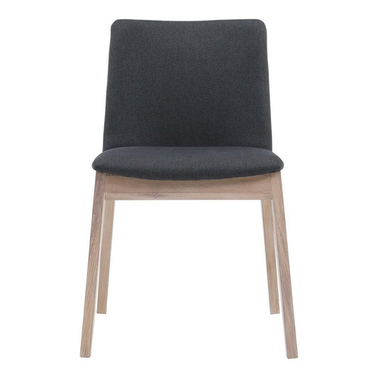 Moes Home - Deco Oak Dining Chair Grey (Set of 2) - BC-1086-25 veiw 2