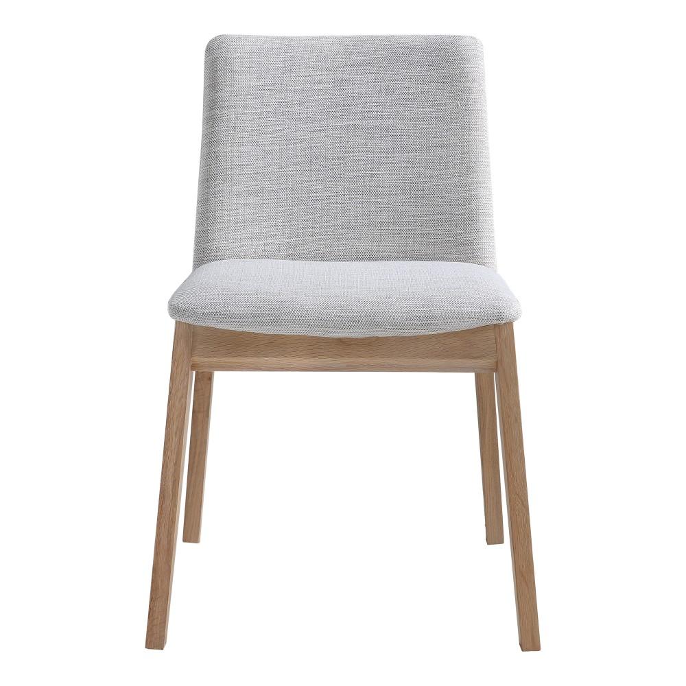 Moes Home - Deco Oak Dining Chair Light Grey (Set of 2) - BC-1086-29 veiw 2