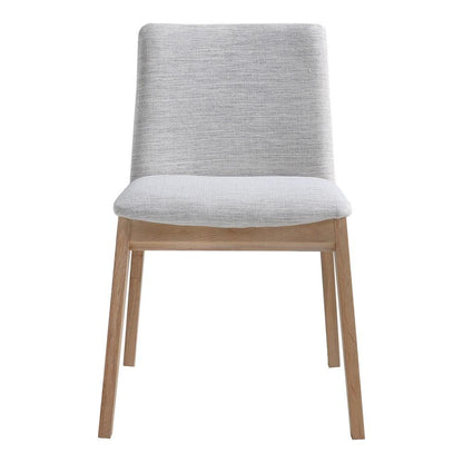 Moes Home - Deco Oak Dining Chair Light Grey (Set of 2) - BC-1086-29 veiw 2