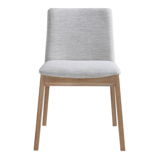 Moes Home - Deco Oak Dining Chair Light Grey (Set of 2) - BC-1086-29 veiw 2