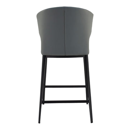 Moes Home - Delaney Counter Stool in Grey - EJ-1022-15 veiw 3