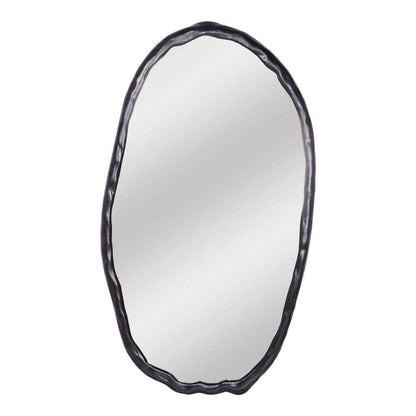 Moes Home - Foundry Mirror Oval Black - FI-1113-02 veiw 1
