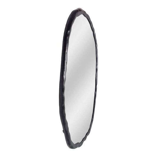 Moes Home - Foundry Mirror Oval Black - FI-1113-02 veiw 2