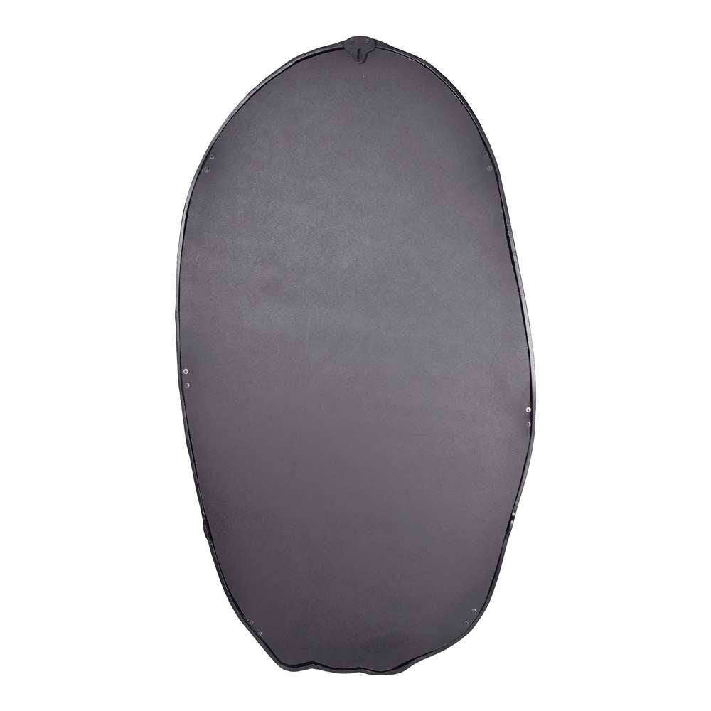 Moes Home - Foundry Mirror Oval Black - FI-1113-02 veiw 3
