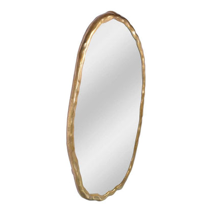 Moes Home - Foundry Mirror Oval Gold - FI-1113-32 veiw 2