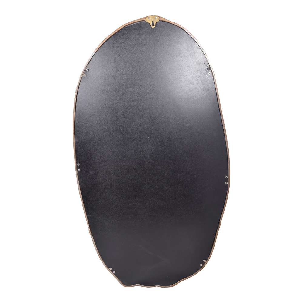Moes Home - Foundry Mirror Oval Gold - FI-1113-32 veiw 3