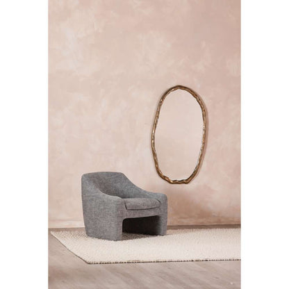 Moes Home - Foundry Mirror Oval Gold - FI-1113-32 veiw 4