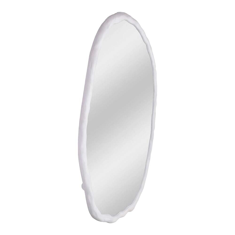 Moes Home - Foundry Mirror Oval White - FI-1113-18 veiw 2