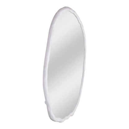 Moes Home - Foundry Mirror Oval White - FI-1113-18 veiw 2