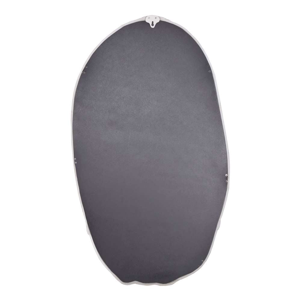 Moes Home - Foundry Mirror Oval White - FI-1113-18 veiw 3