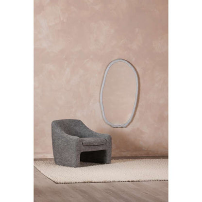 Moes Home - Foundry Mirror Oval White - FI-1113-18 veiw 4