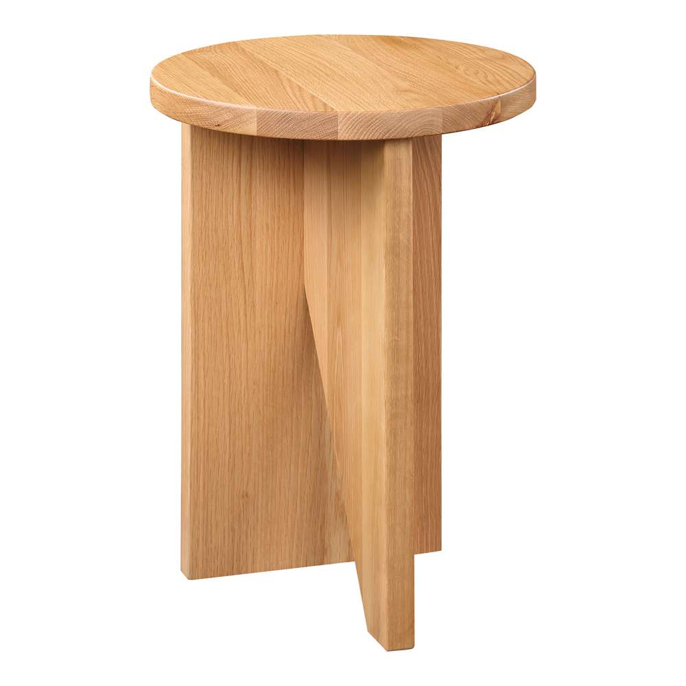 Moes Home - Grace Accent Table Natural Oak - BC-1122-24 veiw 2