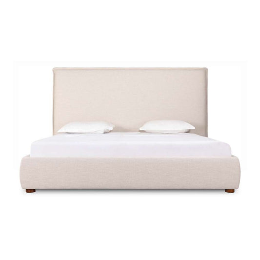 Moes Home - Luzon King Bed Tall Headboard Wheat - RN-1149-34-0 veiw 1