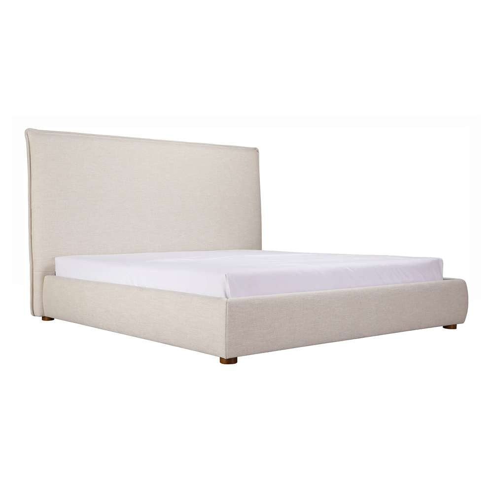 Moes Home - Luzon King Bed Tall Headboard Wheat - RN-1149-34-0 veiw 5