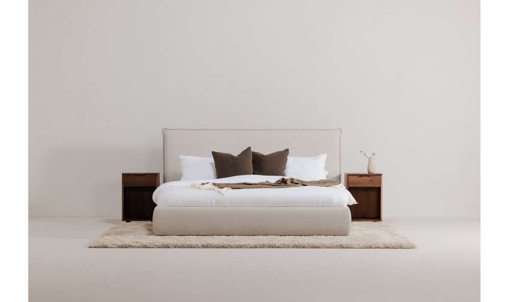 Moes Home - Luzon Queen Bed Wheat - RN-1129-34-0 veiw 6