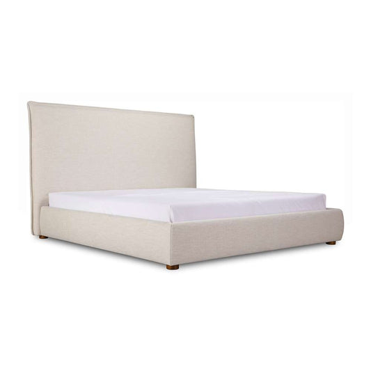 Moes Home - Luzon Queen Bed Tall Headboard Wheat - RN-1148-34-0 veiw 2