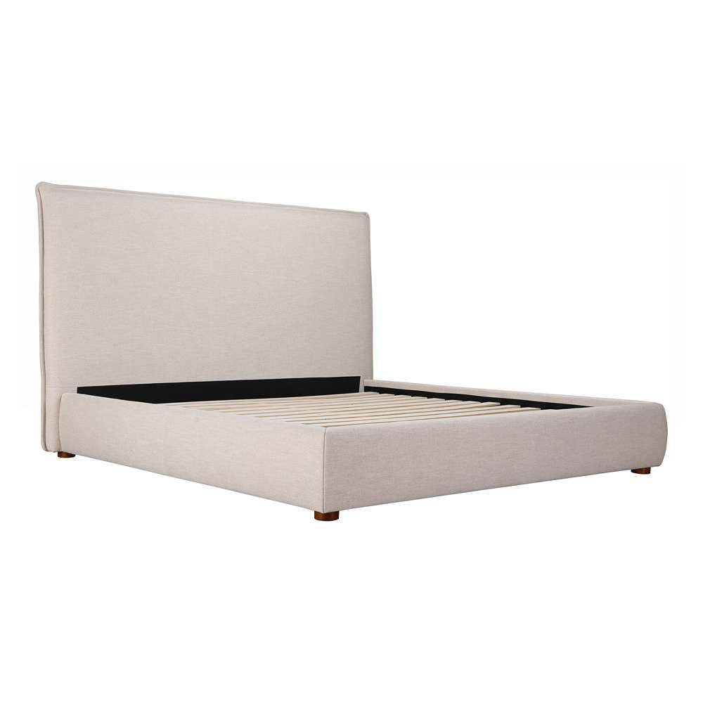 Moes Home - Luzon Queen Bed Tall Headboard Wheat - RN-1148-34-0 veiw 3