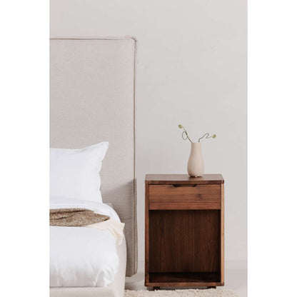 Moes Home - Luzon Queen Bed Tall Headboard Wheat - RN-1148-34-0 veiw 12