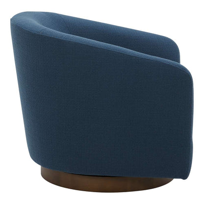 Moes Home - Oscy Swivel Chair Dark Atlantic - KQ-1015-26 veiw 3
