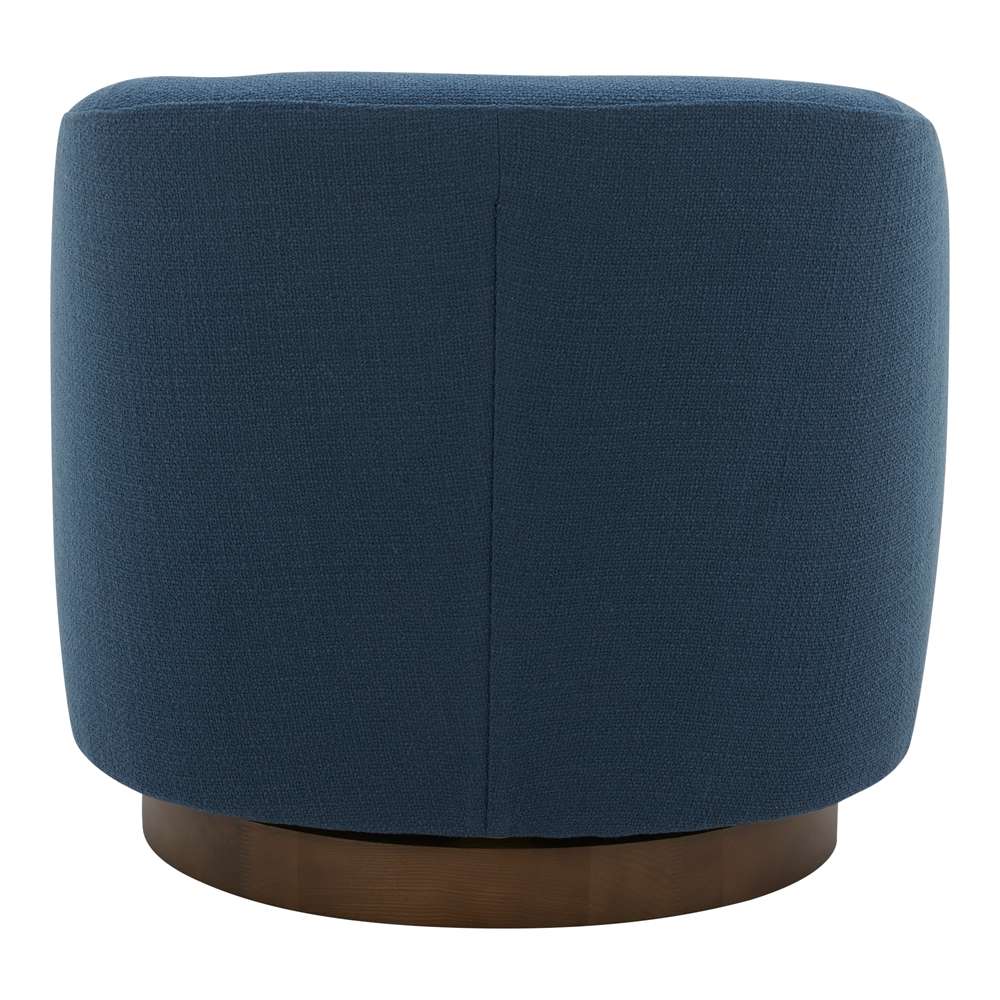 Moes Home - Oscy Swivel Chair Dark Atlantic - KQ-1015-26 veiw 4