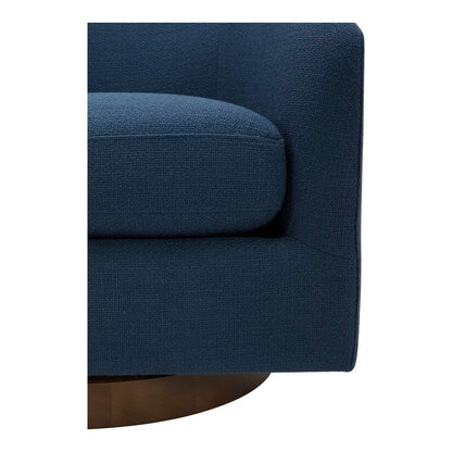Moes Home - Oscy Swivel Chair Dark Atlantic - KQ-1015-26 veiw 7