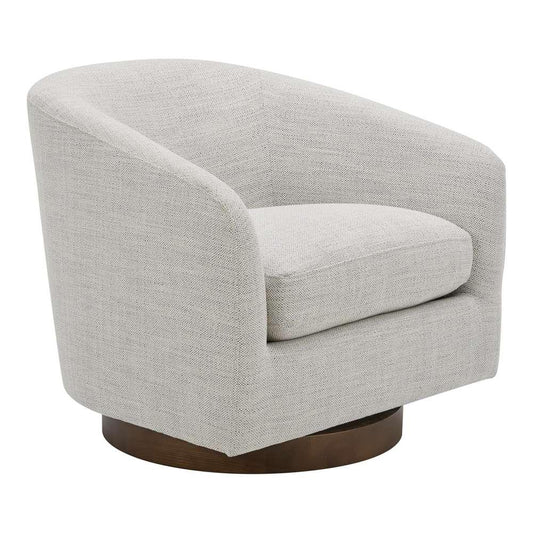Moes Home - Oscy Swivel Chair Splashed White - KQ-1015-05 veiw 2