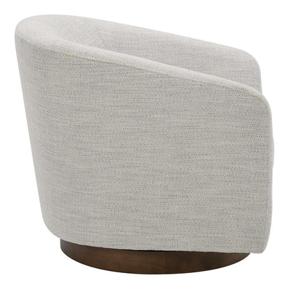 Moes Home - Oscy Swivel Chair Splashed White - KQ-1015-05 veiw 3