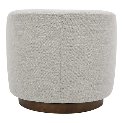 Moes Home - Oscy Swivel Chair Splashed White - KQ-1015-05 veiw 4
