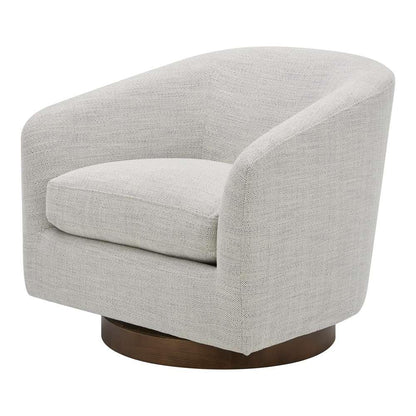 Moes Home - Oscy Swivel Chair Splashed White - KQ-1015-05 veiw 5