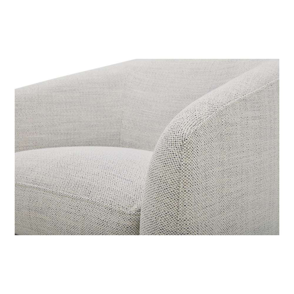 Moes Home - Oscy Swivel Chair Splashed White - KQ-1015-05 veiw 6