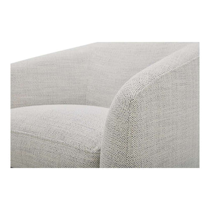 Moes Home - Oscy Swivel Chair Splashed White - KQ-1015-05 veiw 6