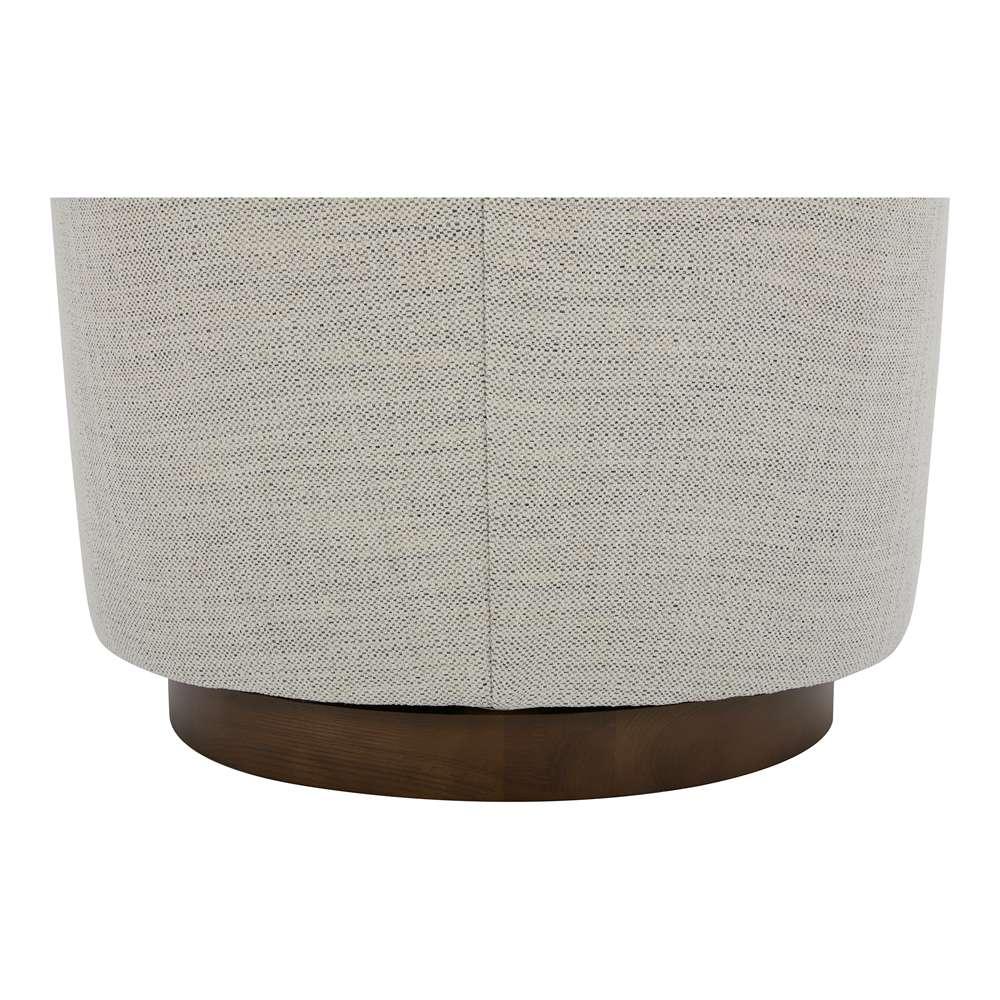Moes Home - Oscy Swivel Chair Splashed White - KQ-1015-05 veiw 10