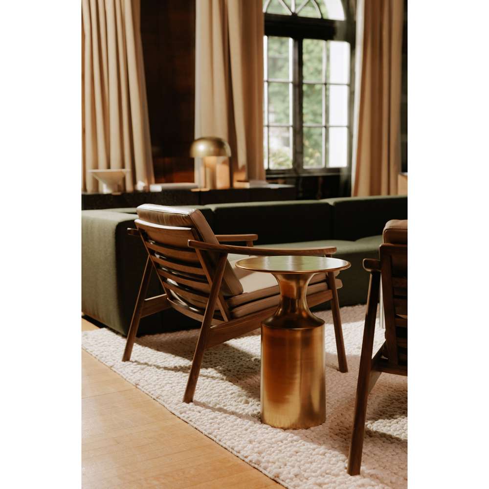 Moes Home - Rassa Polished Gold Accent Table - FI-1105-32 veiw 4